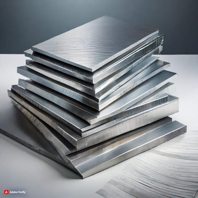 Firefly laminas de aluminio cortadas en fondo blanco 95462